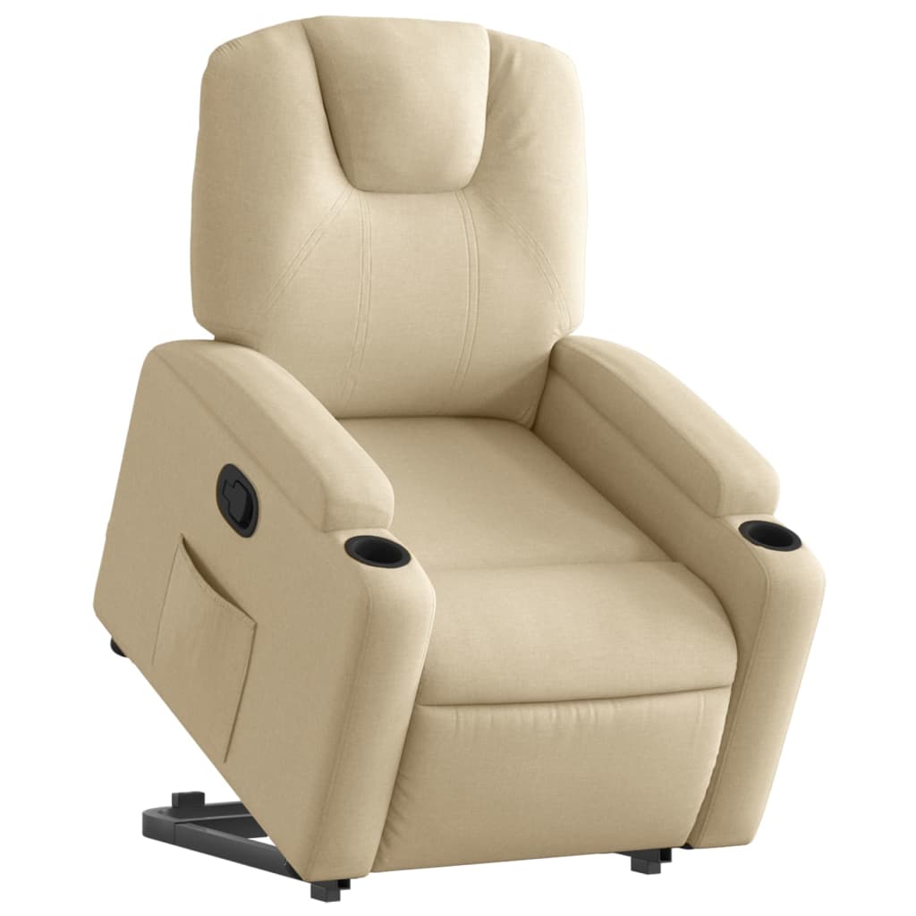 Fauteuil inclinable Crème Tissu - XIOS