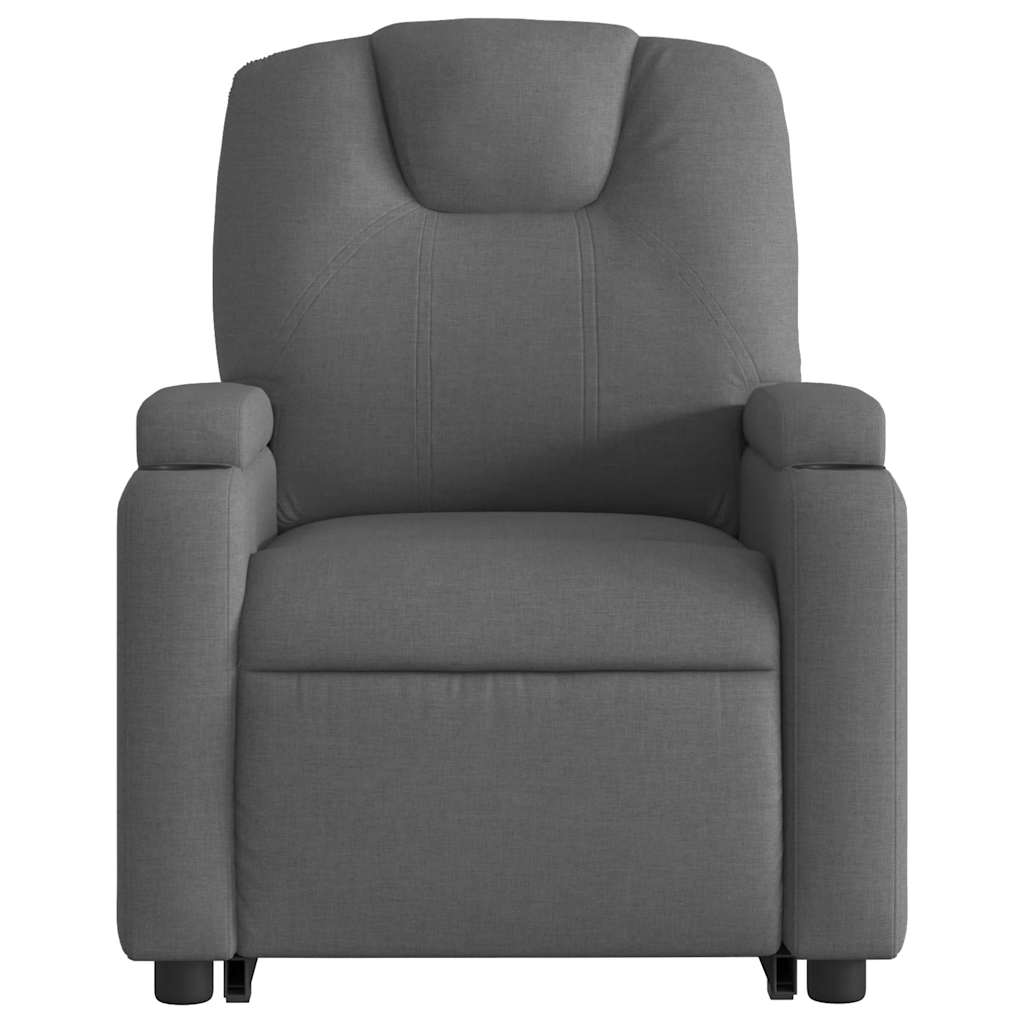 Fauteuil de massage inclinable Gris foncé Tissu - XIOS