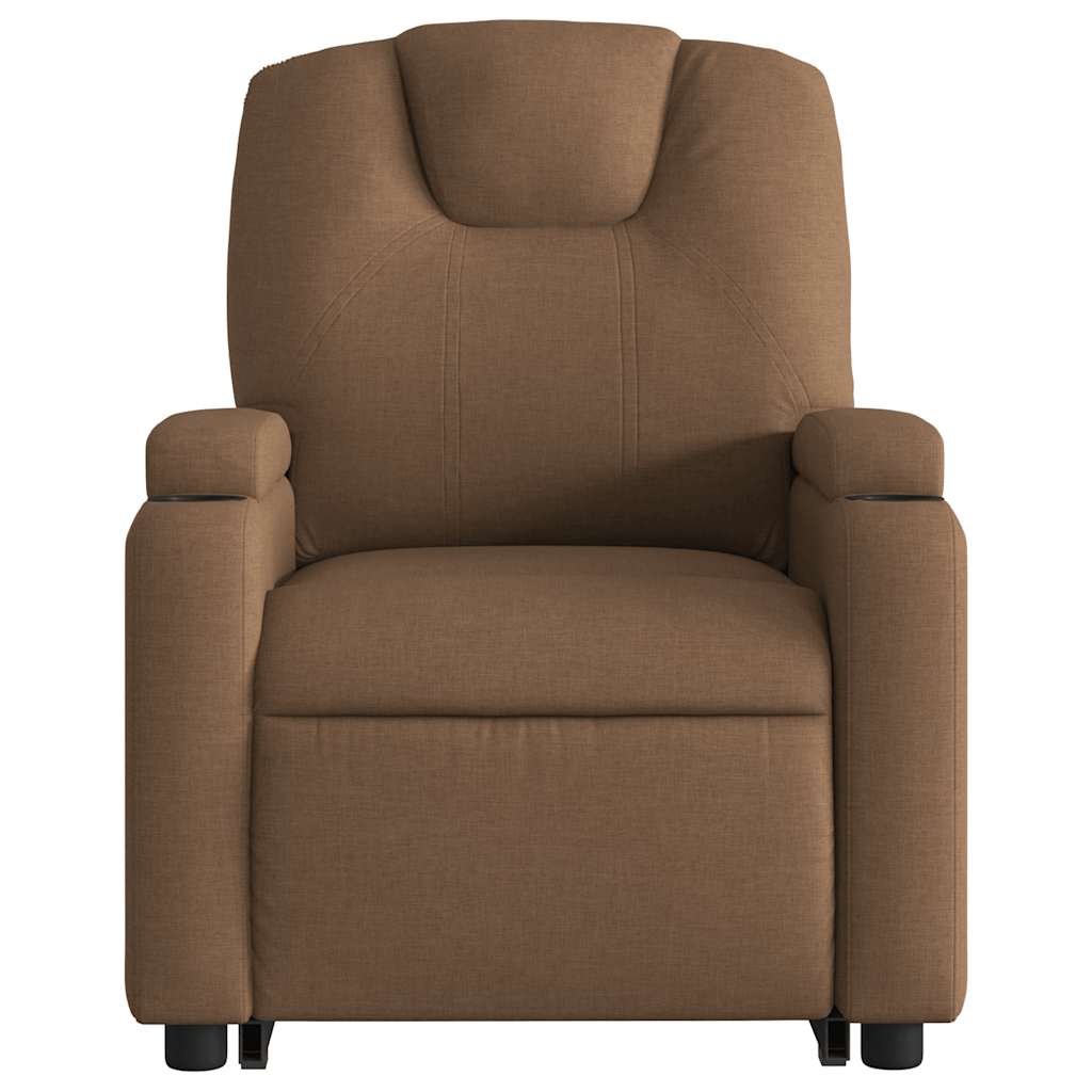 Fauteuil de massage inclinable Marron Tissu - XIOS