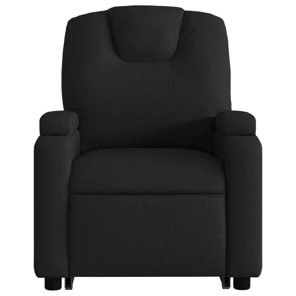 Fauteuil inclinable électrique noir tissu