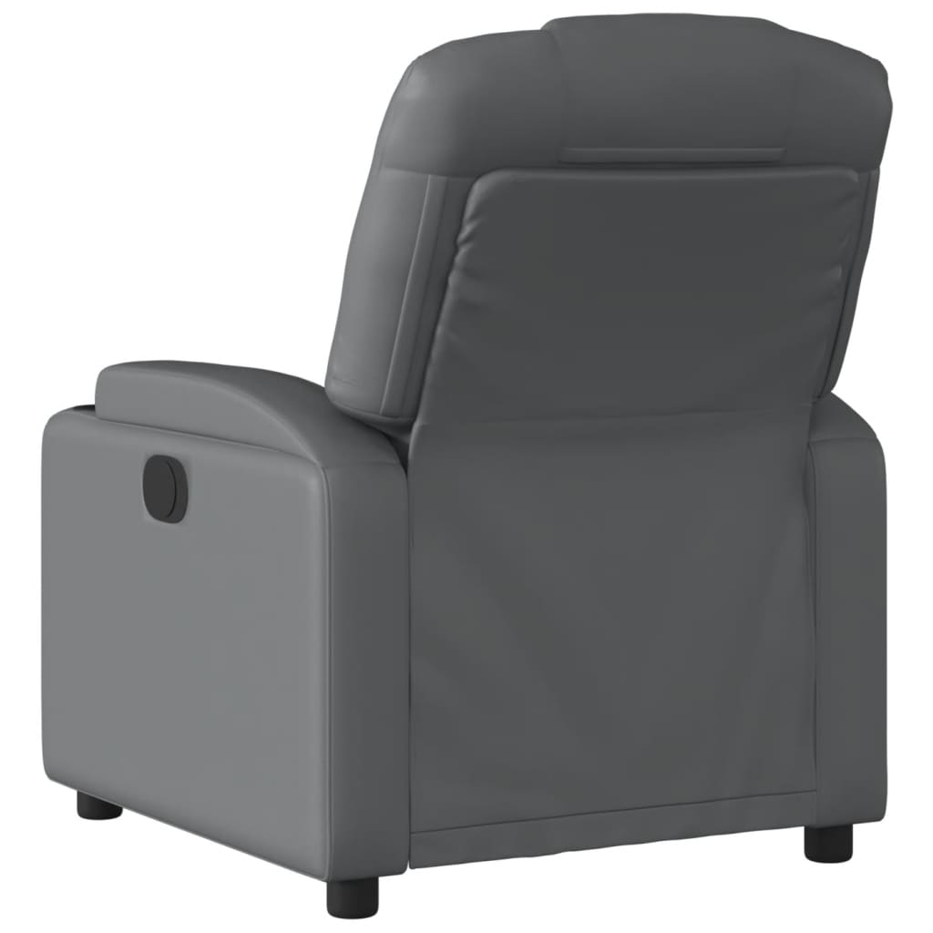 Fauteuil inclinable électrique Gris Similicuir - XIOS