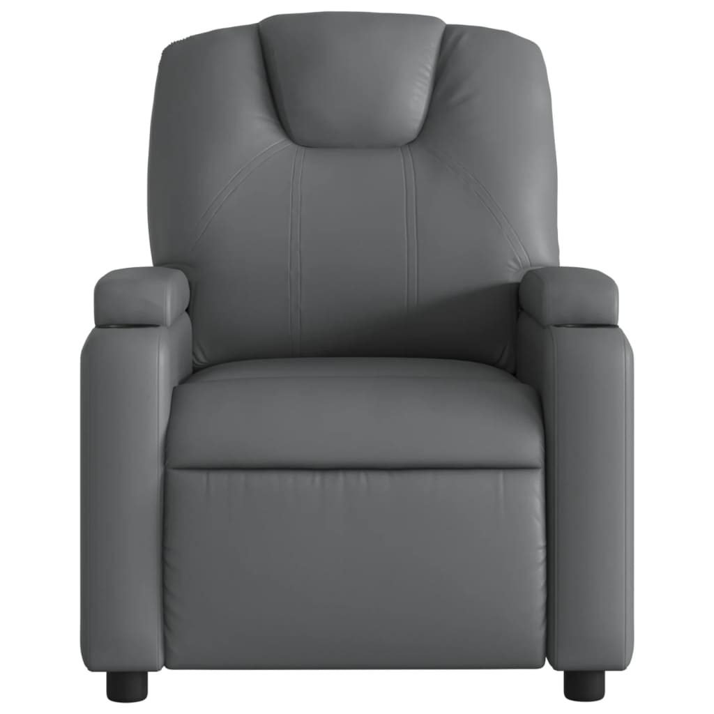 Fauteuil inclinable électrique Gris Similicuir - XIOS