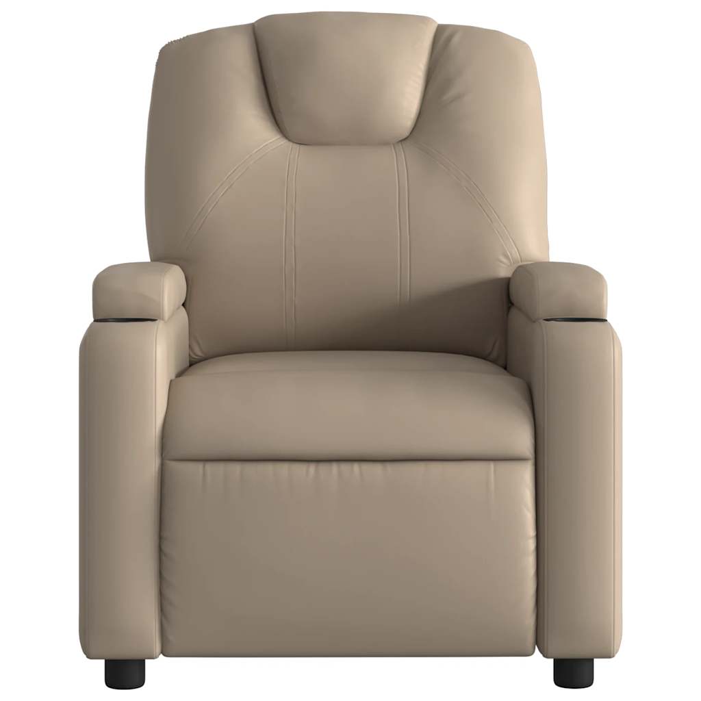Fauteuil inclinable électrique Cappuccino Similicuir - XIOS