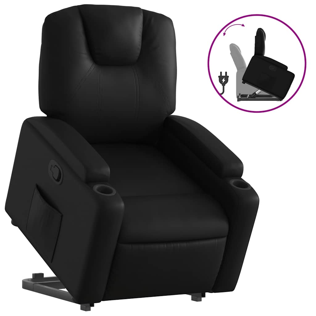 Fauteuil inclinable Noir Similicuir - XIOS