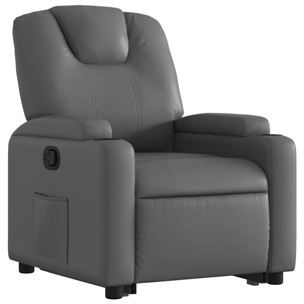 Fauteuil inclinable Gris Similicuir - XIOS
