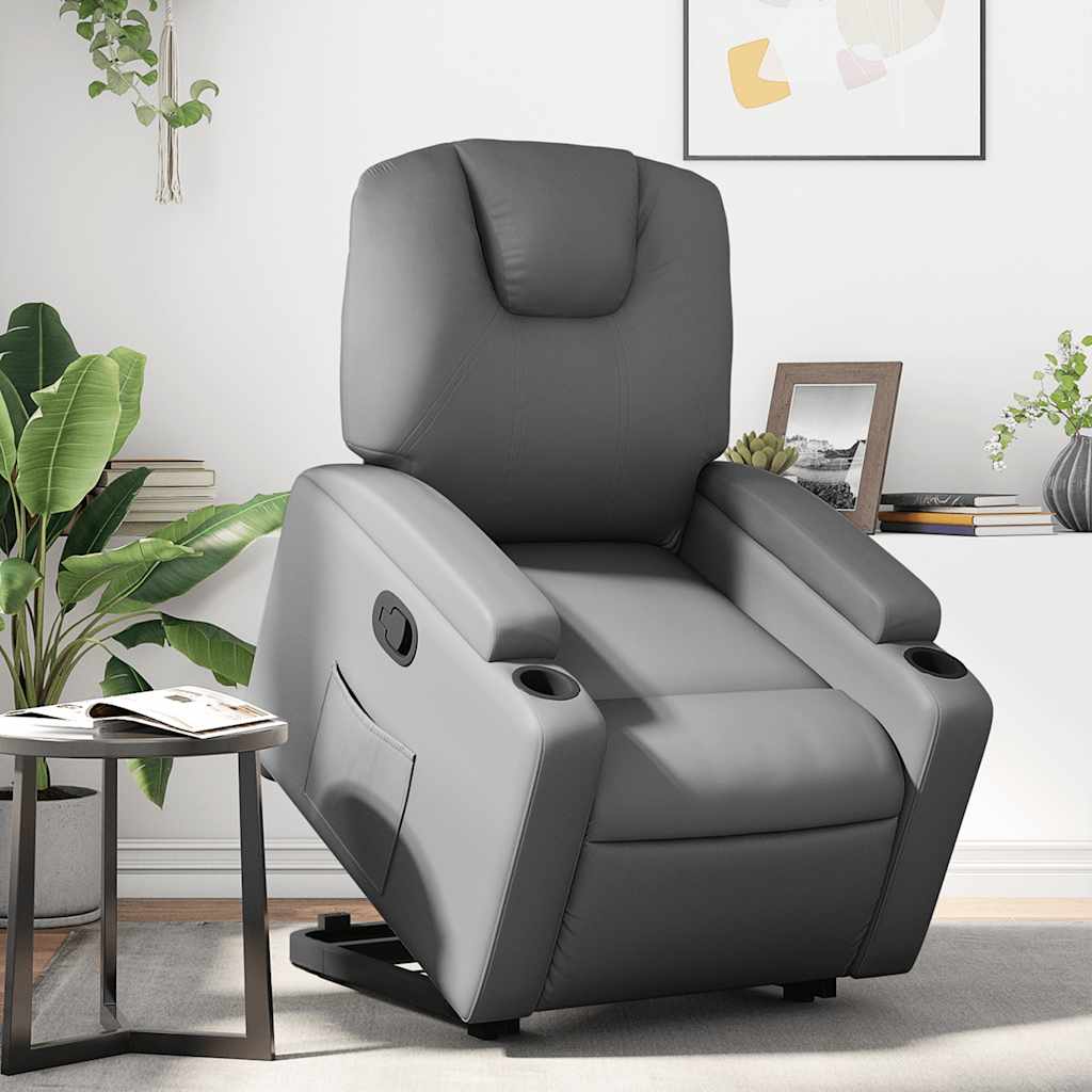 Fauteuil inclinable Gris Similicuir - XIOS