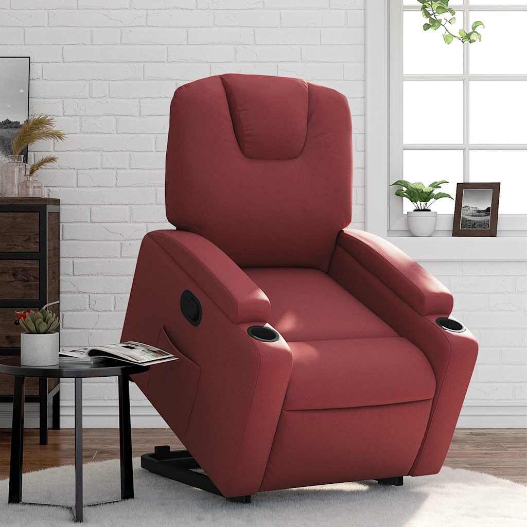 Fauteuil inclinable Rouge bordeaux Similicuir - XIOS