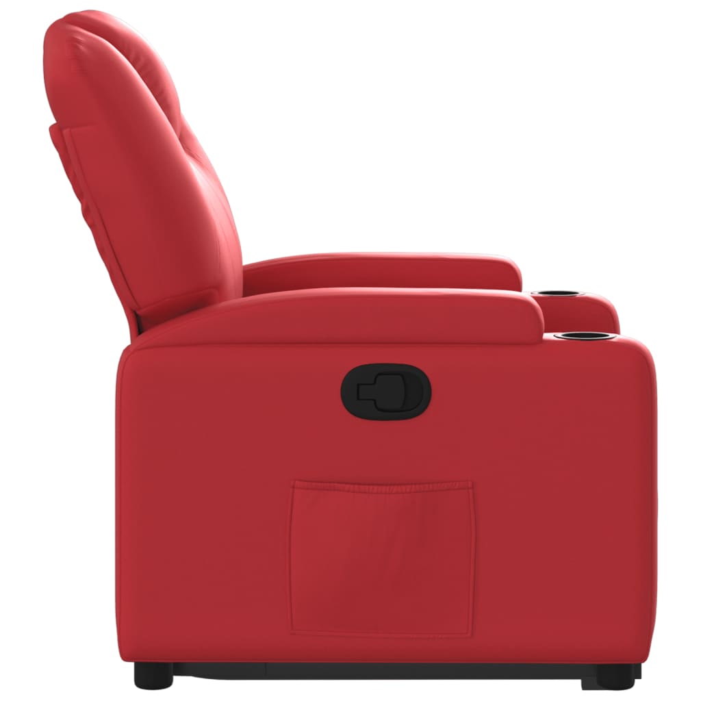 Fauteuil inclinable Rouge Similicuir - XIOS