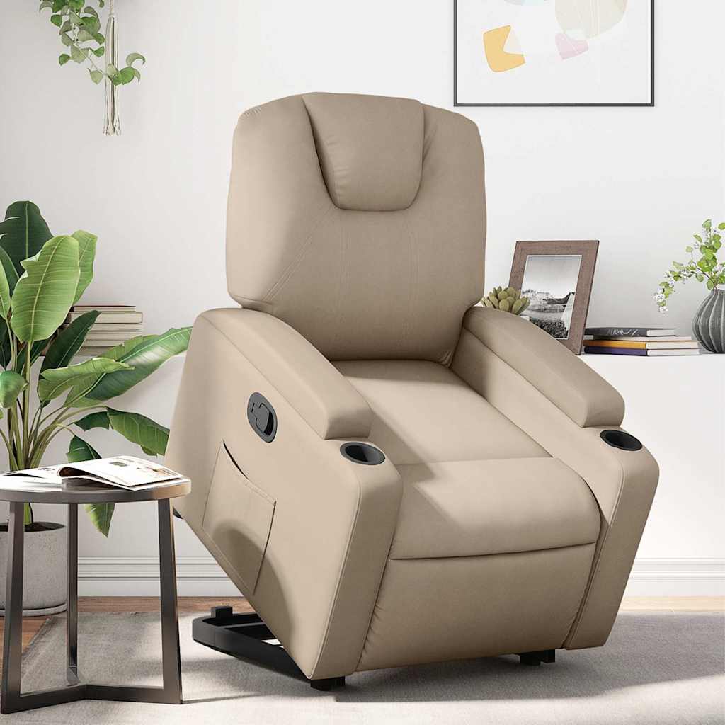 Fauteuil inclinable Cappuccino Similicuir - XIOS