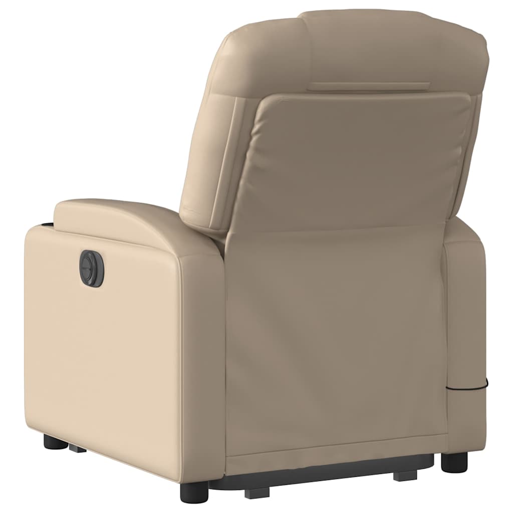 Fauteuil inclinable de massage Cappuccino Similicuir - XIOS