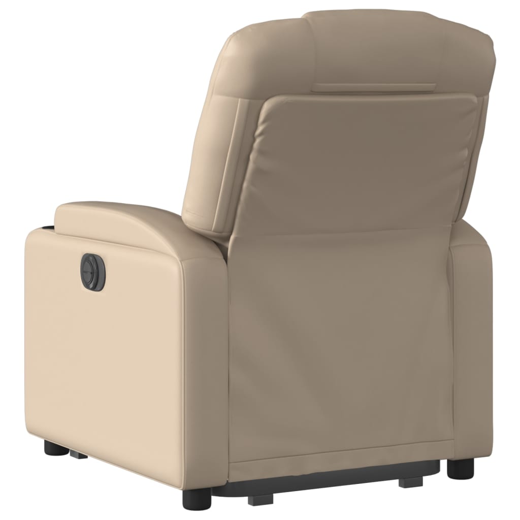Fauteuil inclinable électrique cappuccino similicuir - XIOS