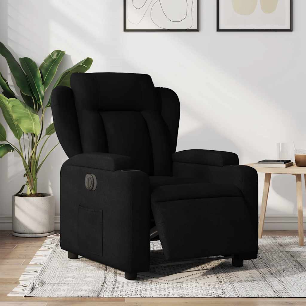 Fauteuil inclinable électrique Noir Tissu - XIOS