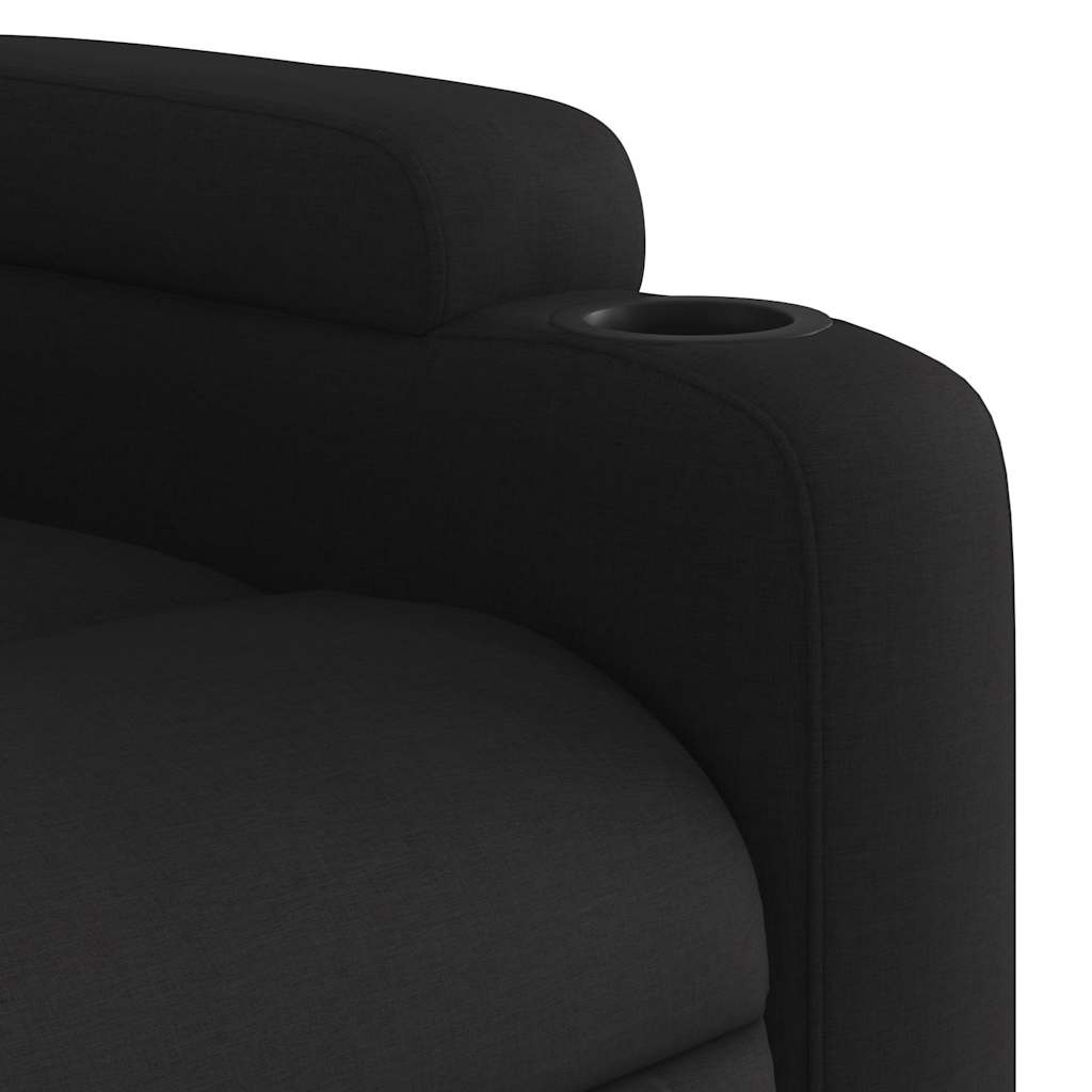 Fauteuil de massage inclinable électrique Noir Tissu - XIOS