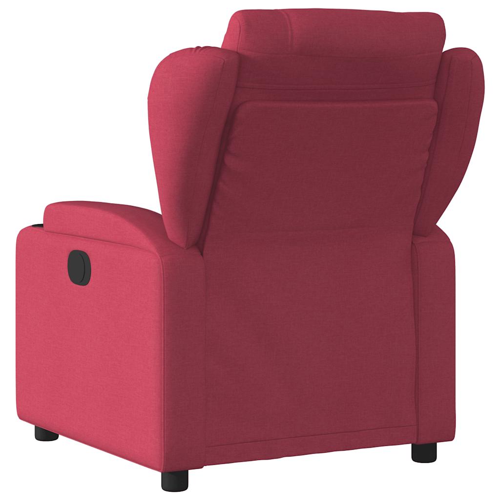 Fauteuil de massage inclinable électrique Rouge bordeaux Tissu - XIOS