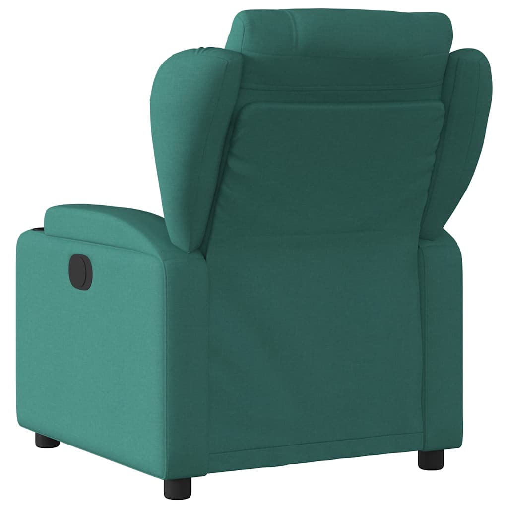 Fauteuil de massage inclinable électrique Vert foncé Tissu - XIOS