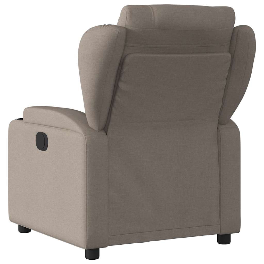 Fauteuil de massage inclinable électrique Taupe Tissu - XIOS