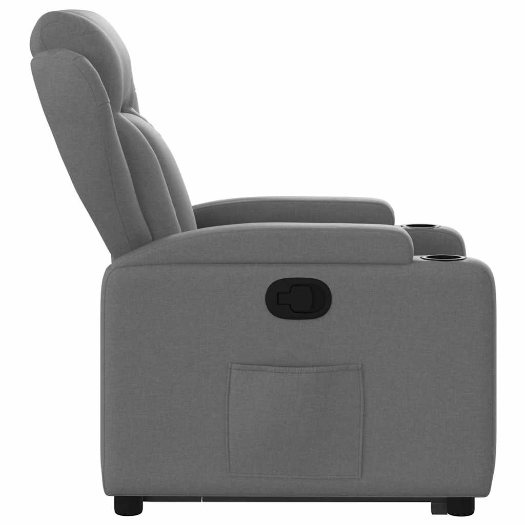 Fauteuil inclinable Gris foncé Tissu - XIOS