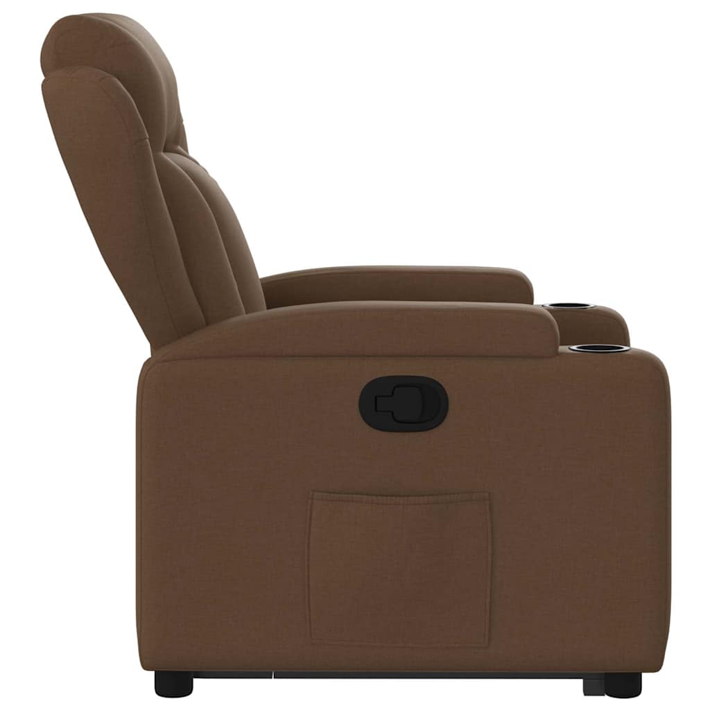 Fauteuil inclinable Marron Tissu - XIOS