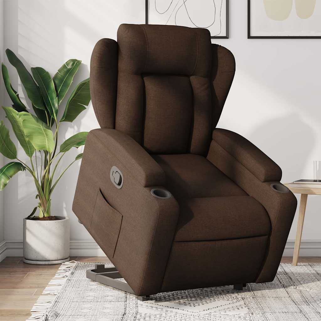 Fauteuil inclinable Marron Tissu - XIOS