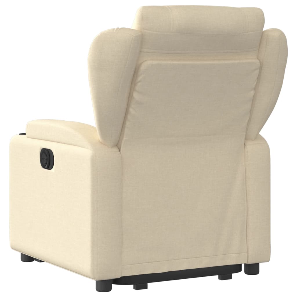 Fauteuil inclinable Crème Tissu - XIOS