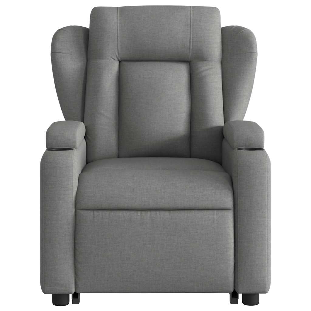 Fauteuil de massage inclinable Gris foncé Tissu - XIOS