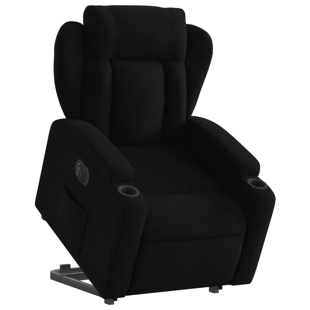 Fauteuil inclinable électrique noir tissu - XIOS