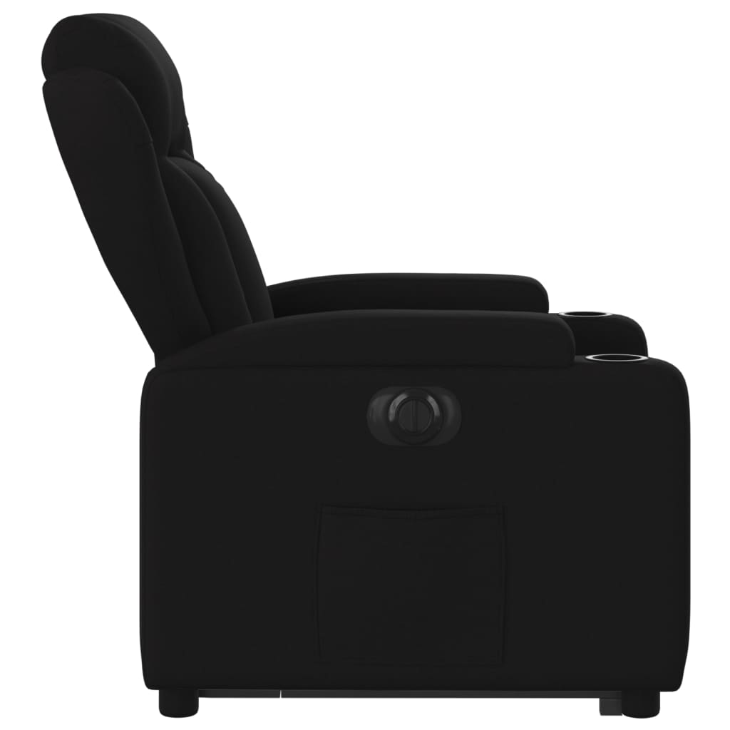 Fauteuil inclinable électrique noir tissu - XIOS