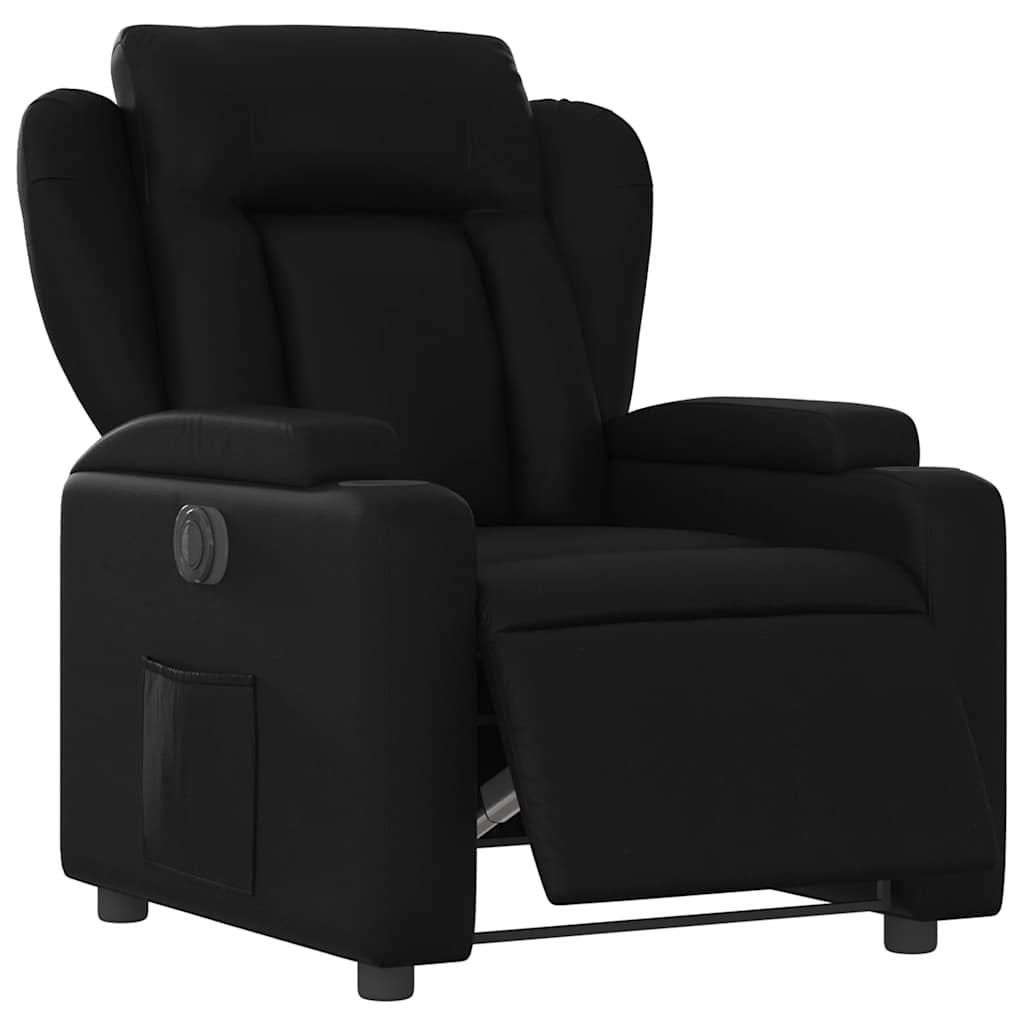 Fauteuil inclinable électrique Noir Similicuir - XIOS
