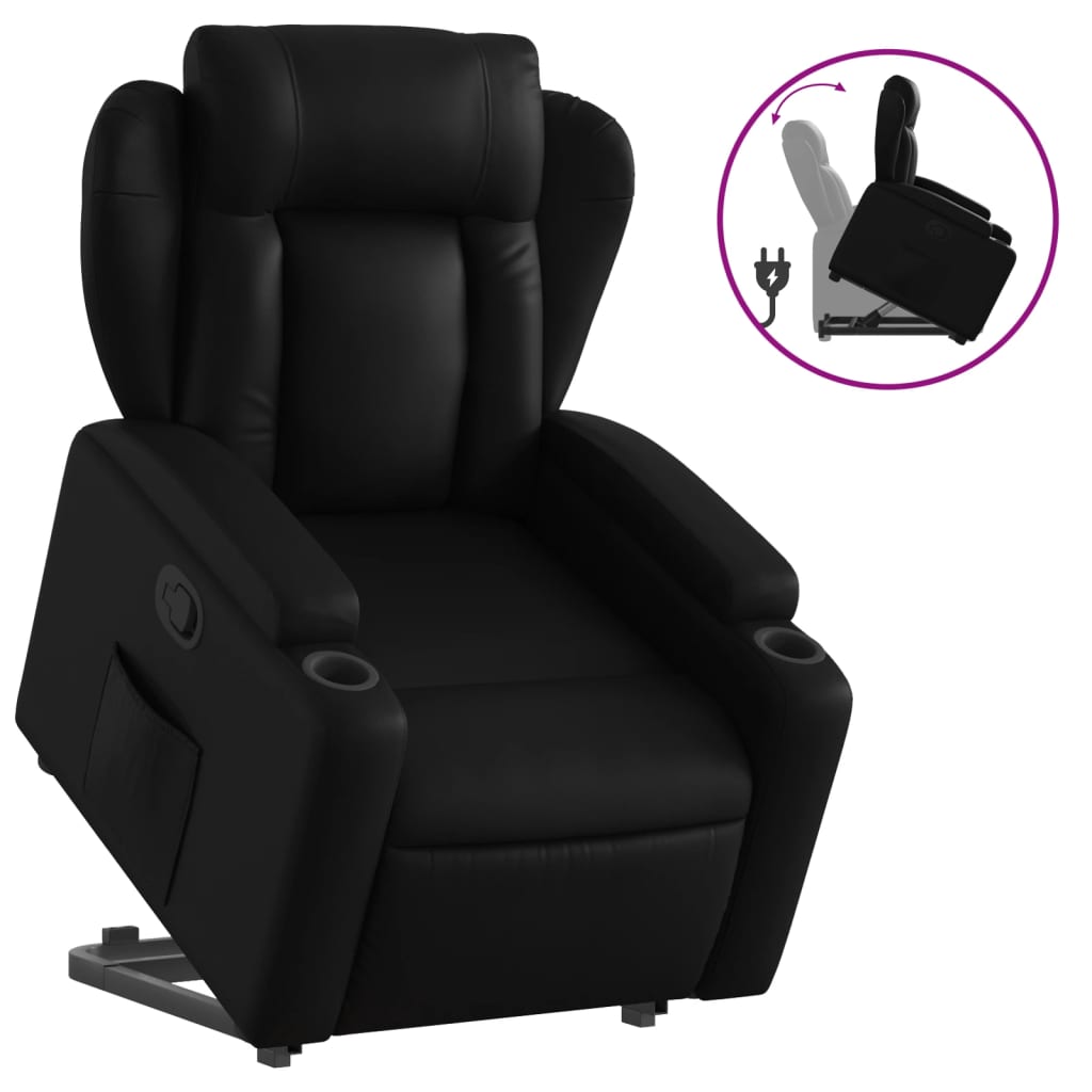 Fauteuil inclinable Noir Similicuir - XIOS