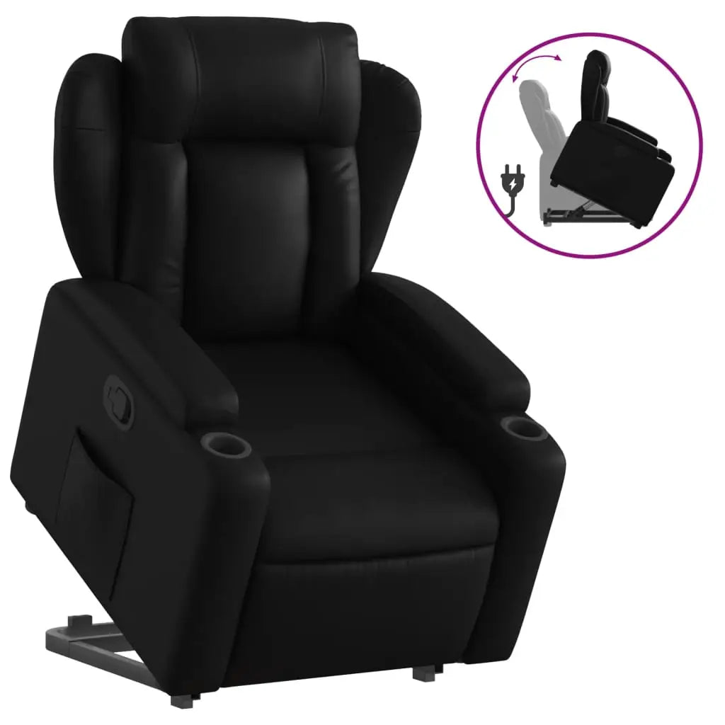 Fauteuil inclinable Noir Similicuir - XIOS