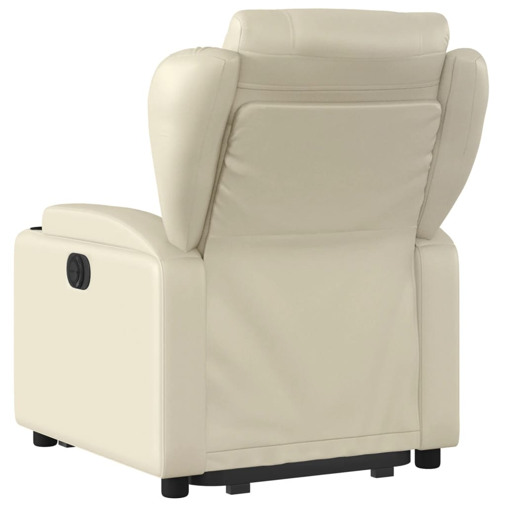 Fauteuil inclinable Crème Similicuir - XIOS