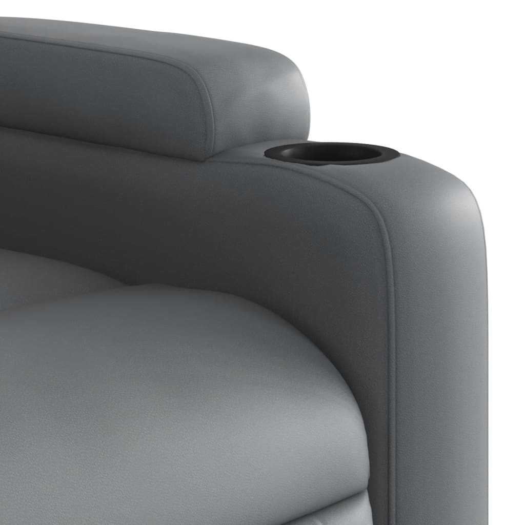 Fauteuil inclinable Gris Similicuir