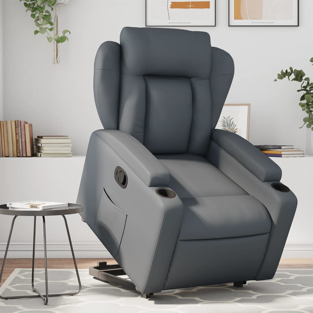 Fauteuil inclinable Gris Similicuir - XIOS