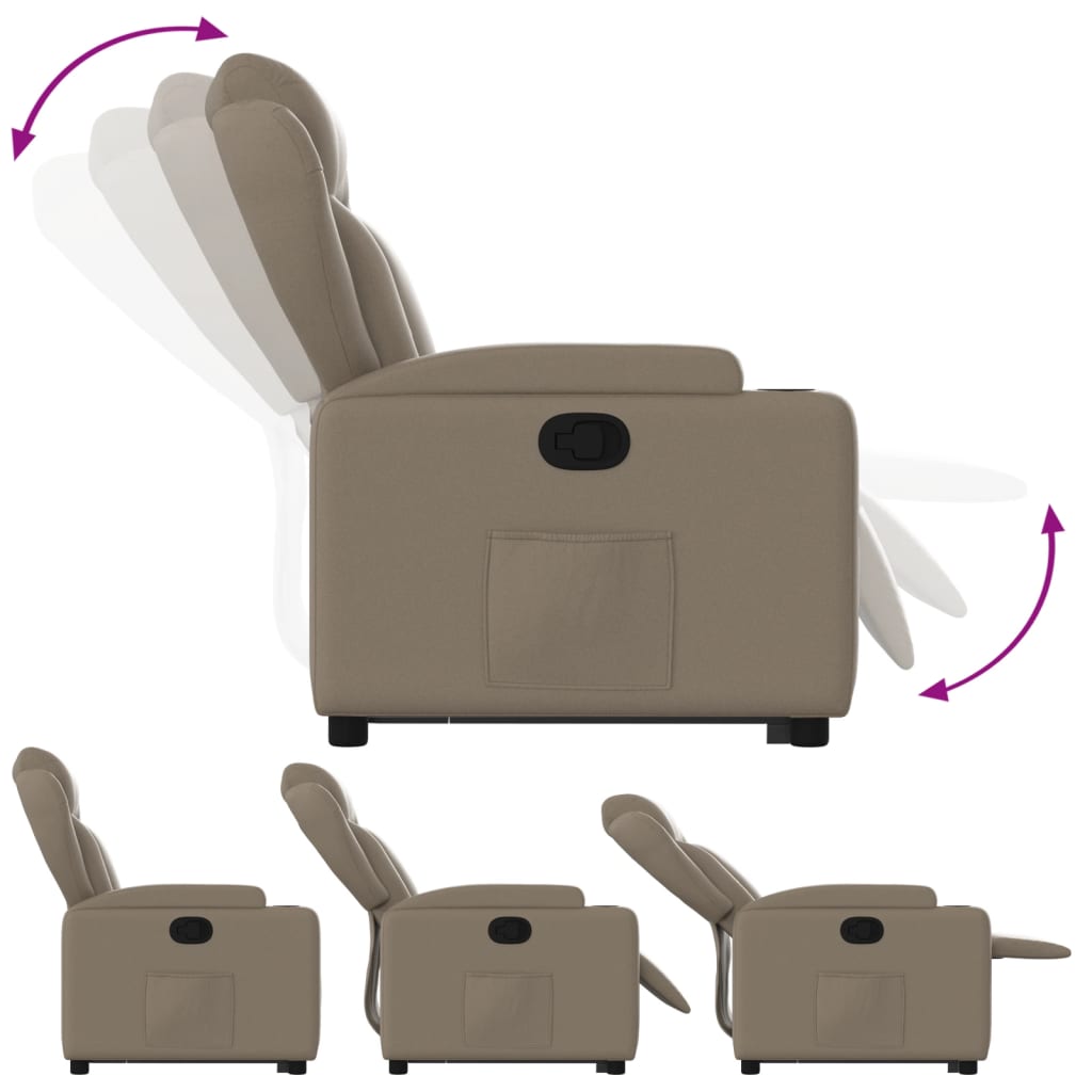 Fauteuil inclinable Cappuccino Similicuir - XIOS