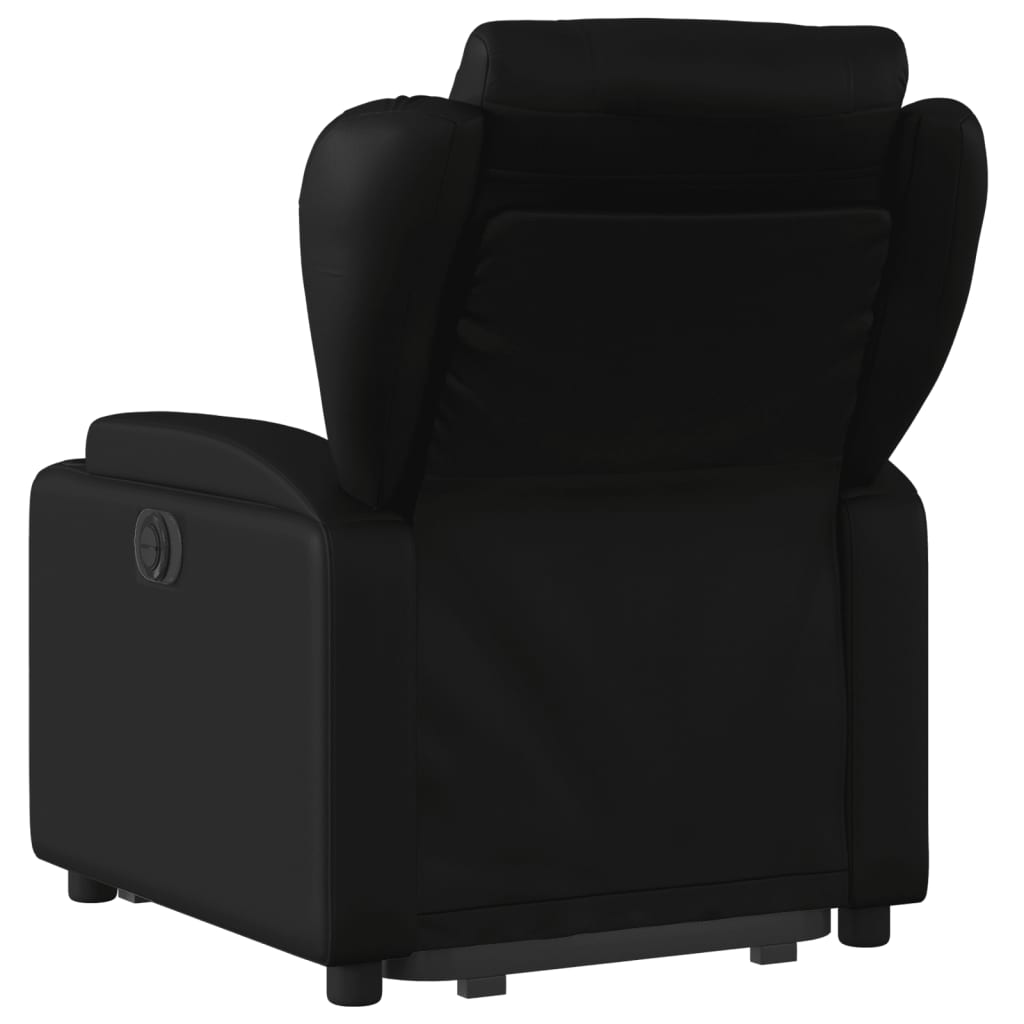 Fauteuil inclinable électrique noir similicuir - XIOS