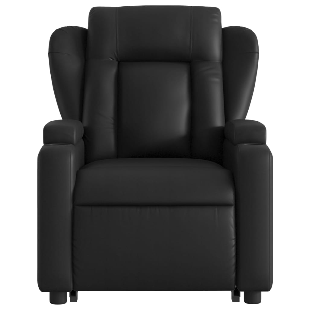 Fauteuil inclinable électrique noir similicuir - XIOS