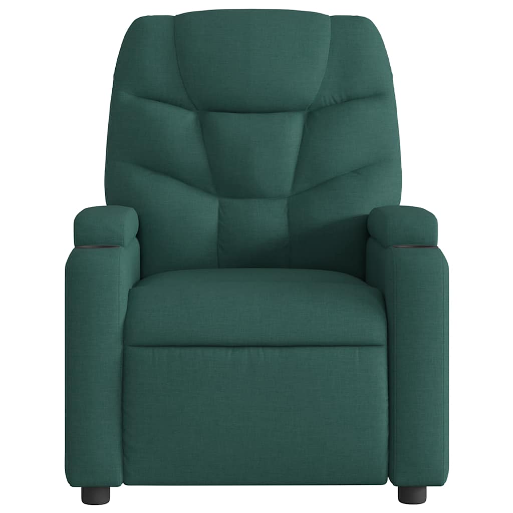 Fauteuil inclinable électrique Vert foncé Tissu - XIOS