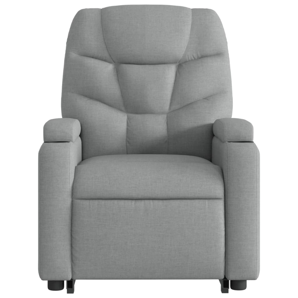 Fauteuil inclinable Gris clair Tissu - XIOS