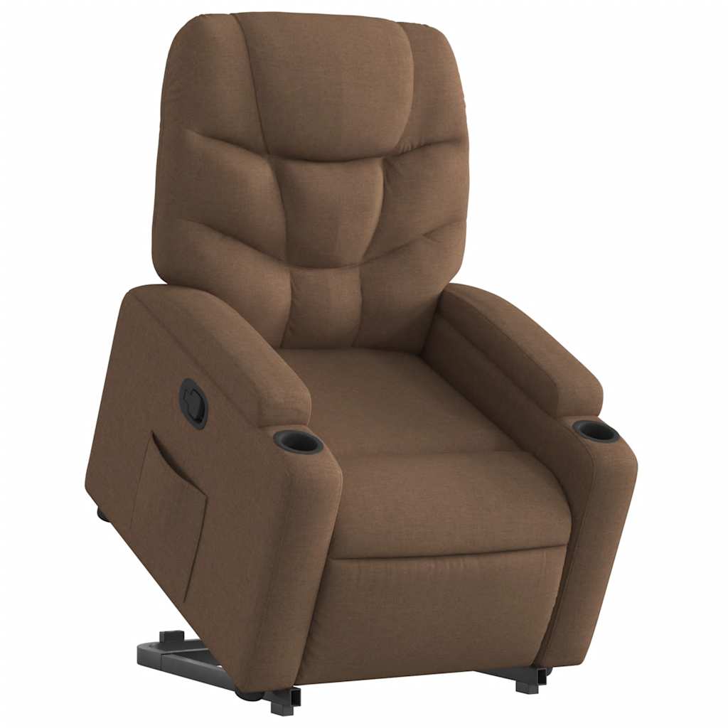 Fauteuil inclinable Marron Tissu - XIOS