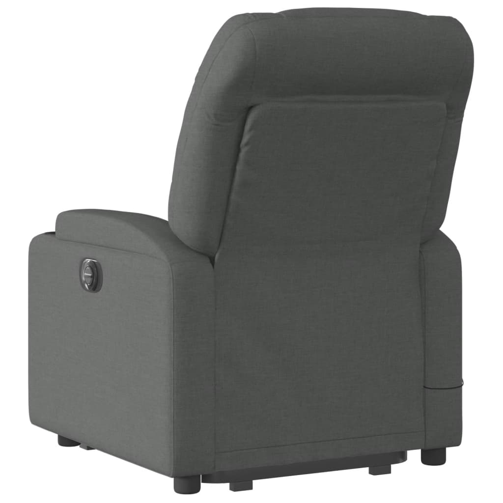 Fauteuil de massage inclinable Gris foncé Tissu - XIOS