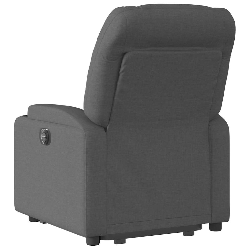 Fauteuil inclinable électrique gris foncé tissu - XIOS
