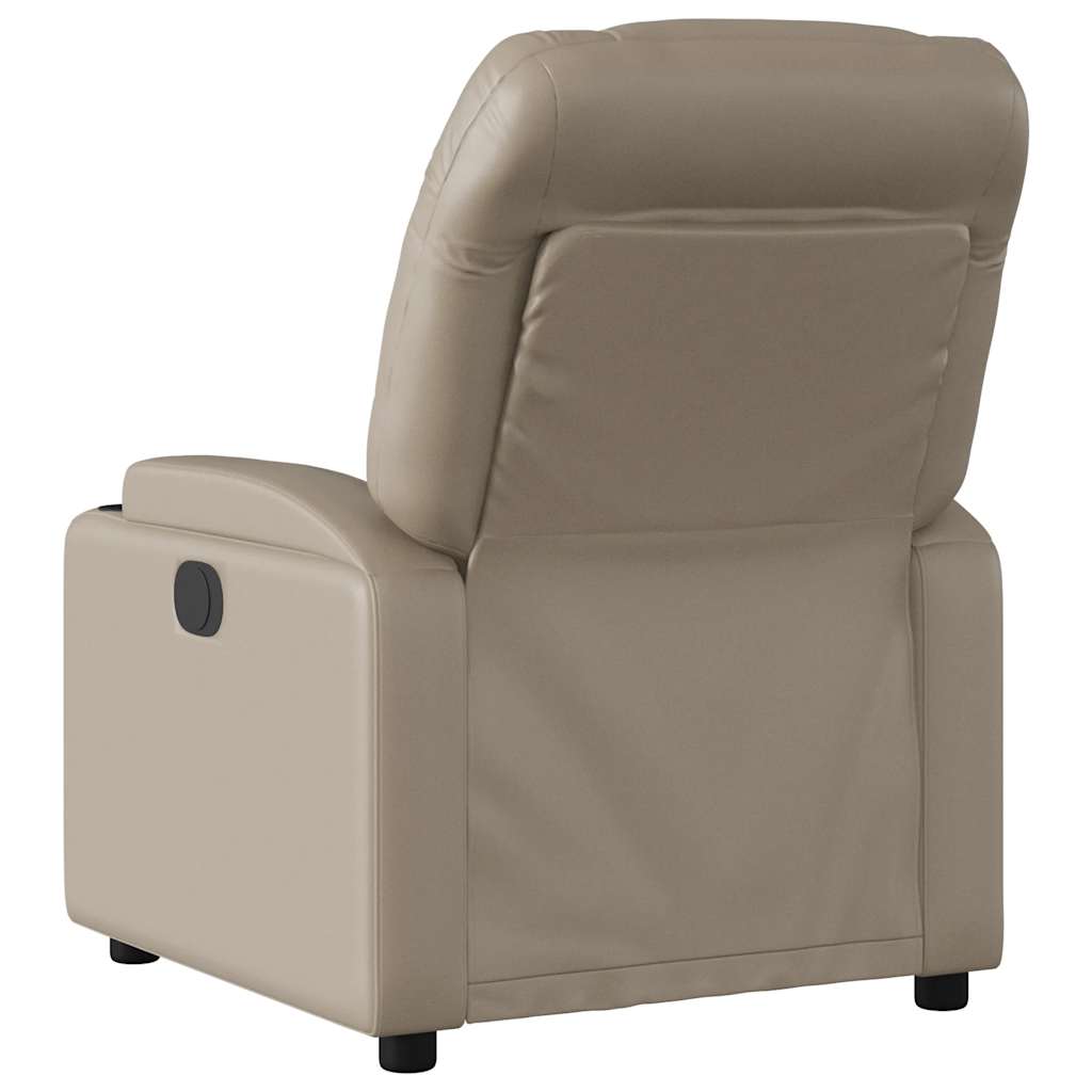 Fauteuil inclinable électrique Cappuccino Similicuir - XIOS