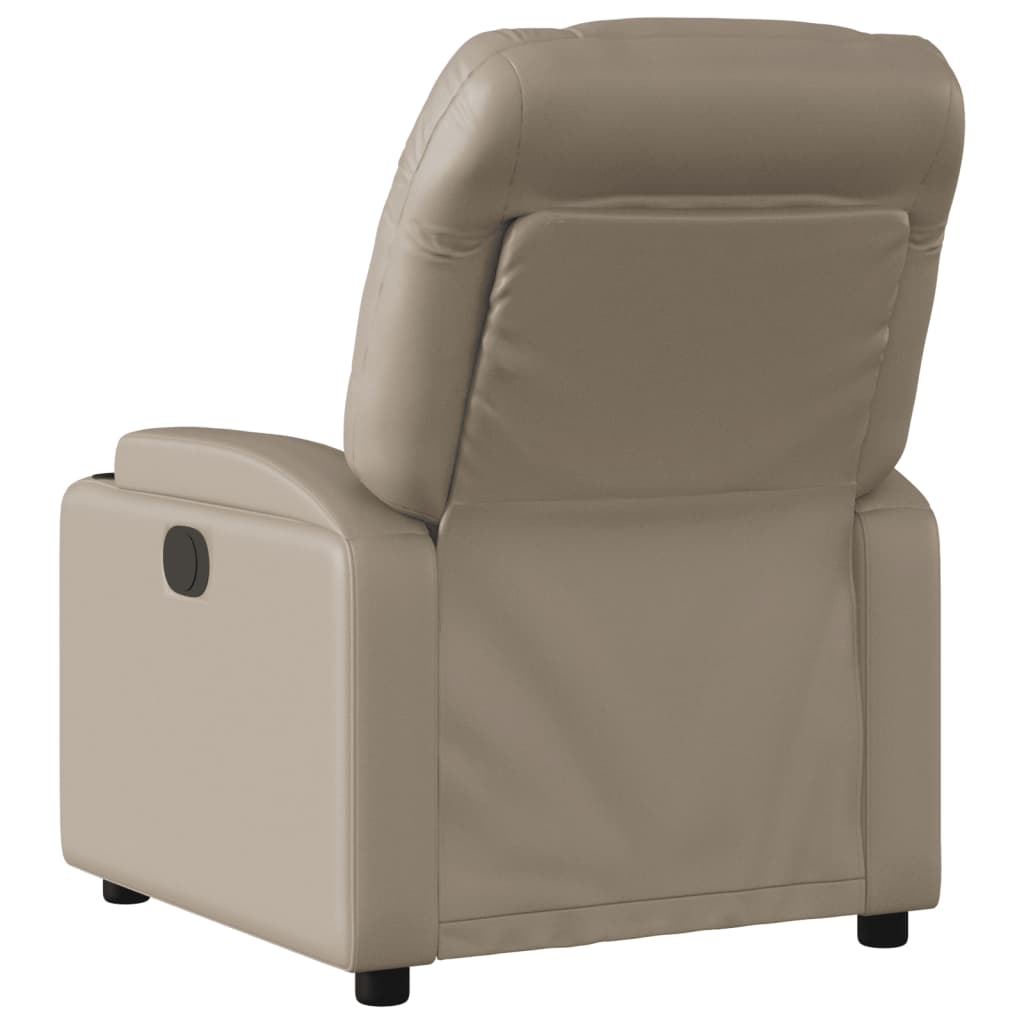 Fauteuil de massage inclinable électrique cappuccino similicuir - XIOS