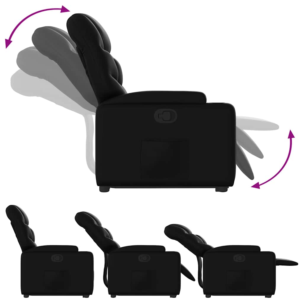 Fauteuil inclinable Noir Similicuir - XIOS
