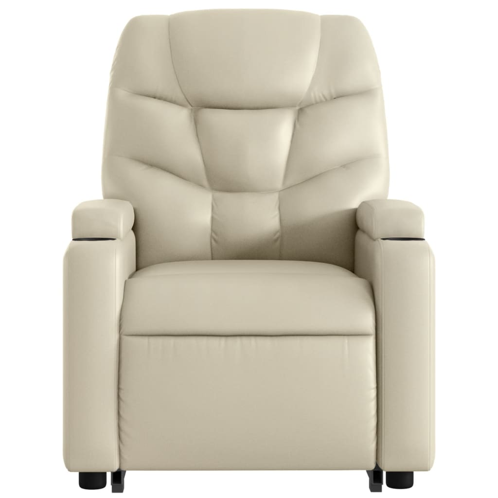 Fauteuil inclinable Crème Similicuir - XIOS