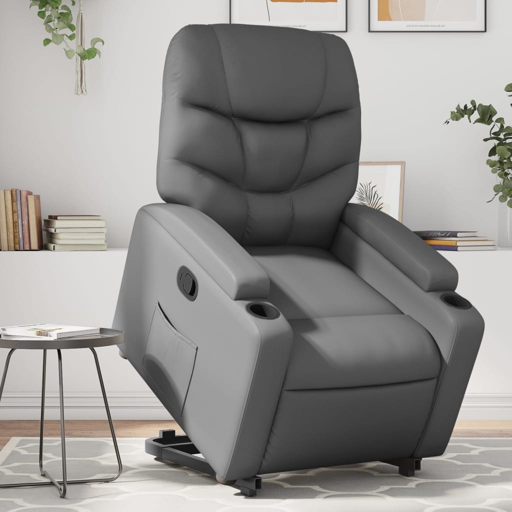 Fauteuil inclinable Gris Similicuir - XIOS