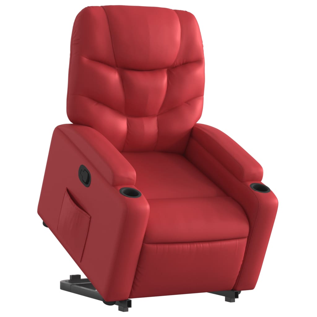 Fauteuil inclinable Rouge Similicuir - XIOS