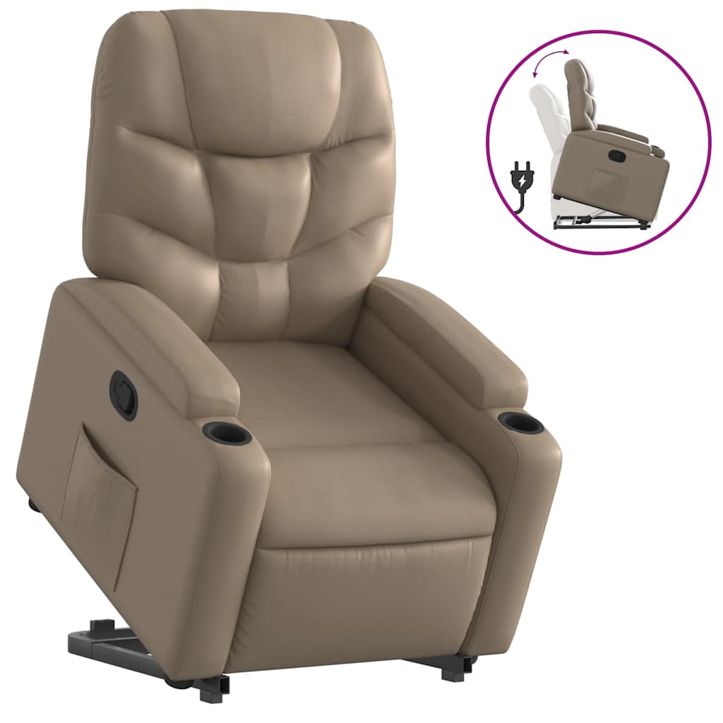 Fauteuil inclinable Cappuccino Similicuir - XIOS