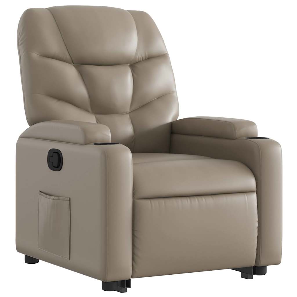 Fauteuil inclinable Cappuccino Similicuir - XIOS