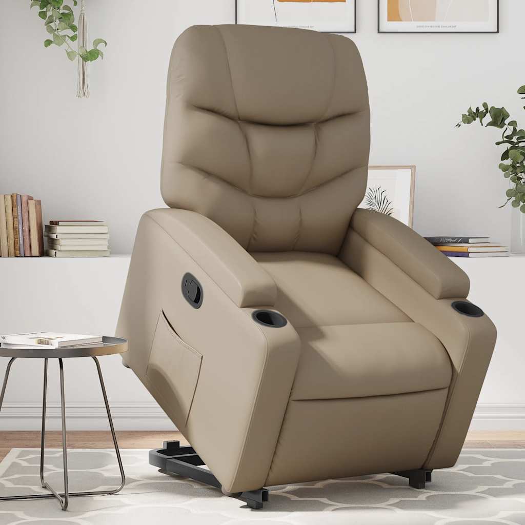Fauteuil inclinable Cappuccino Similicuir - XIOS